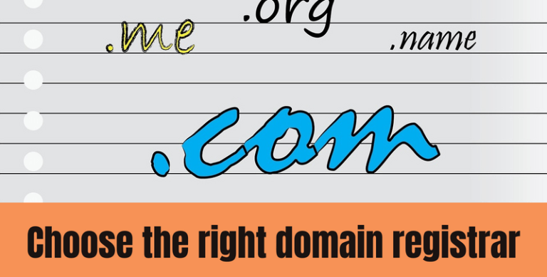 Choose the right domain registrar