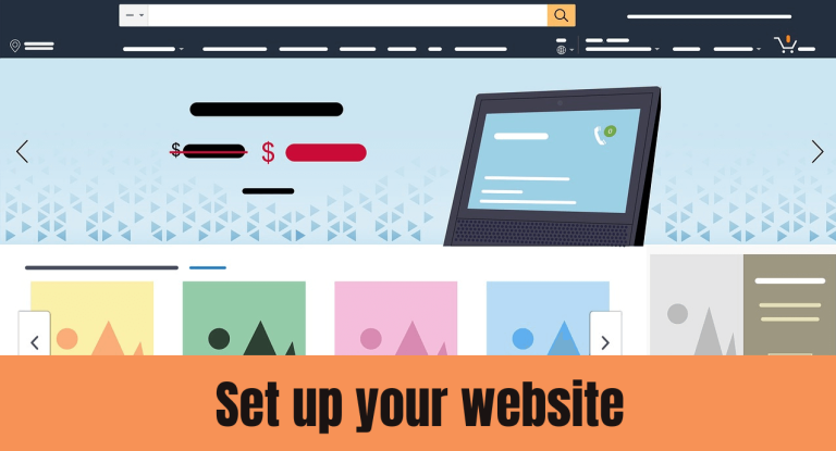 Set up your website