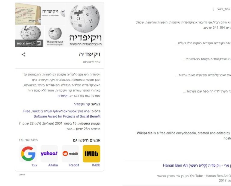 המלצות להשגת Knowledge Panel – מה עושים עבור זה?
